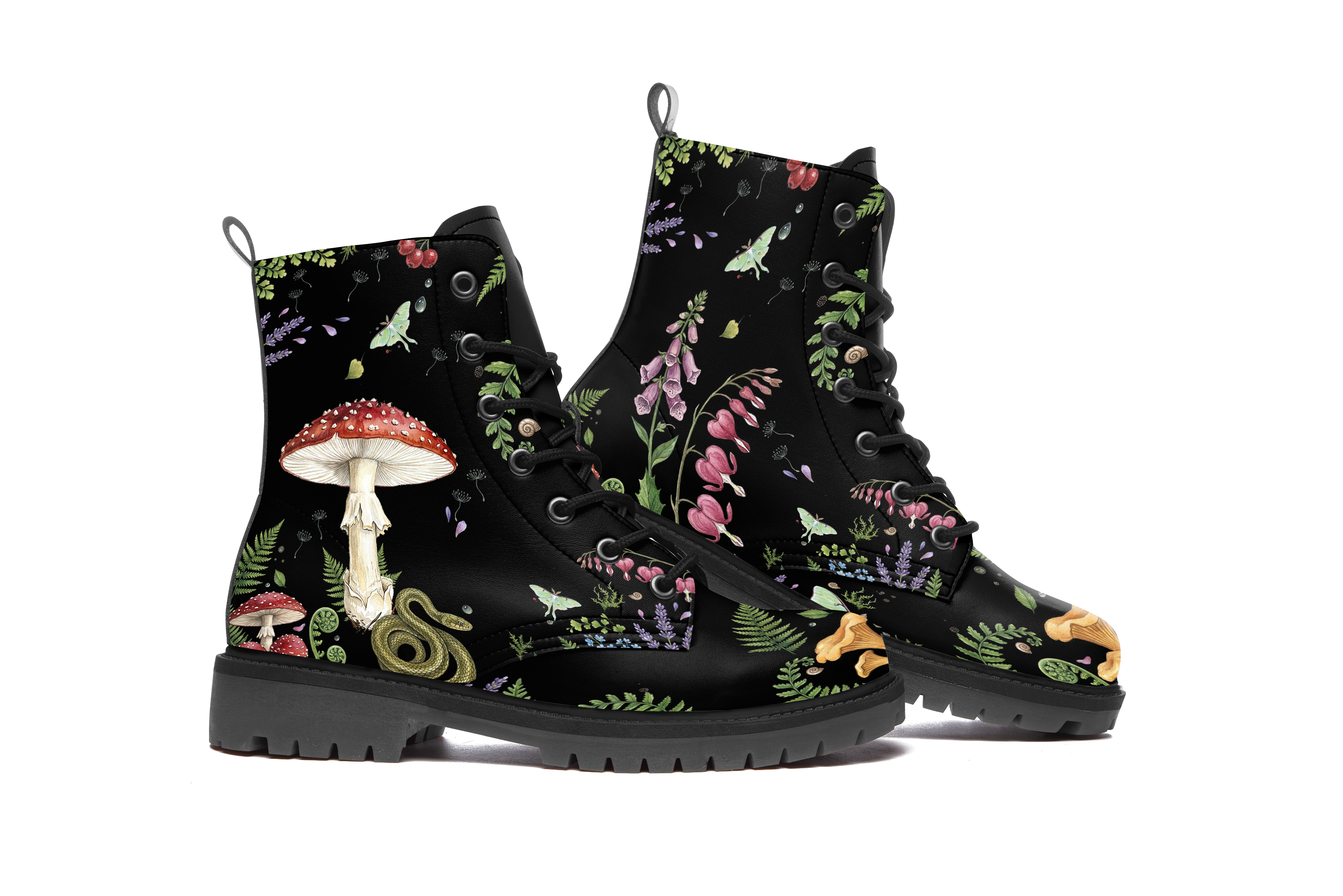 Digitalis Vegan Leather Boots - Featured