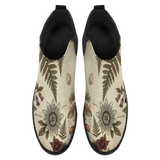 Materia Medica Chelsea Boots - top view showing insole on white background