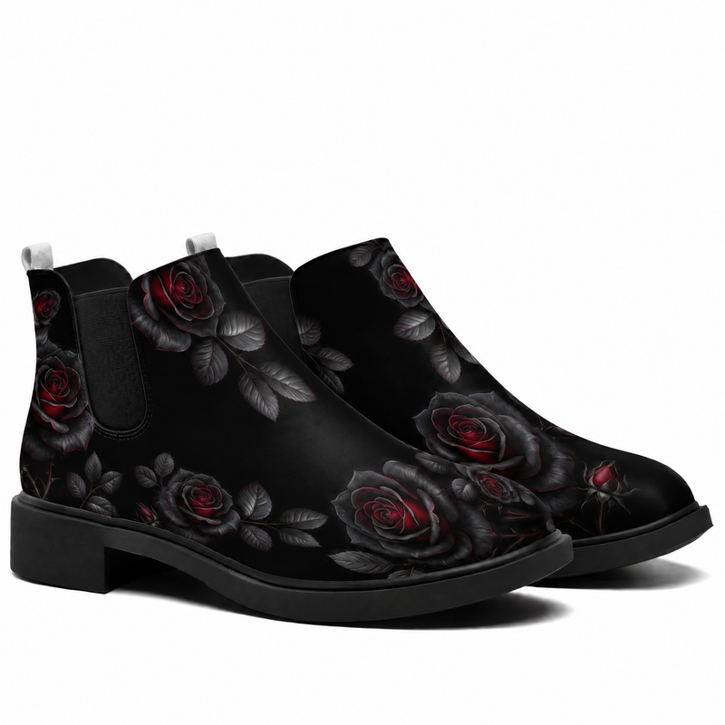 Thornveil Rose Chelsea Boots