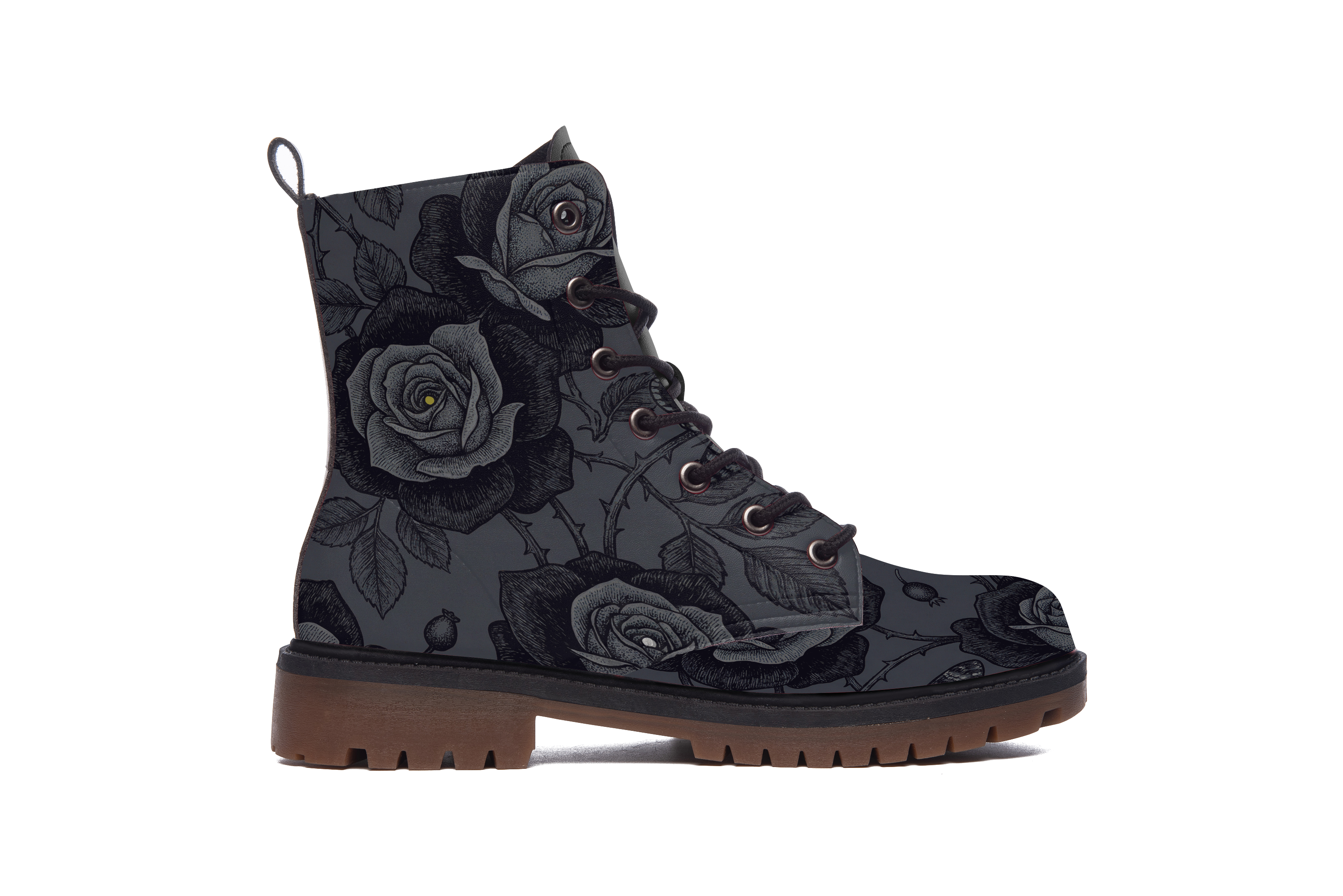Acherontia Vegan Leather Boots - View 3