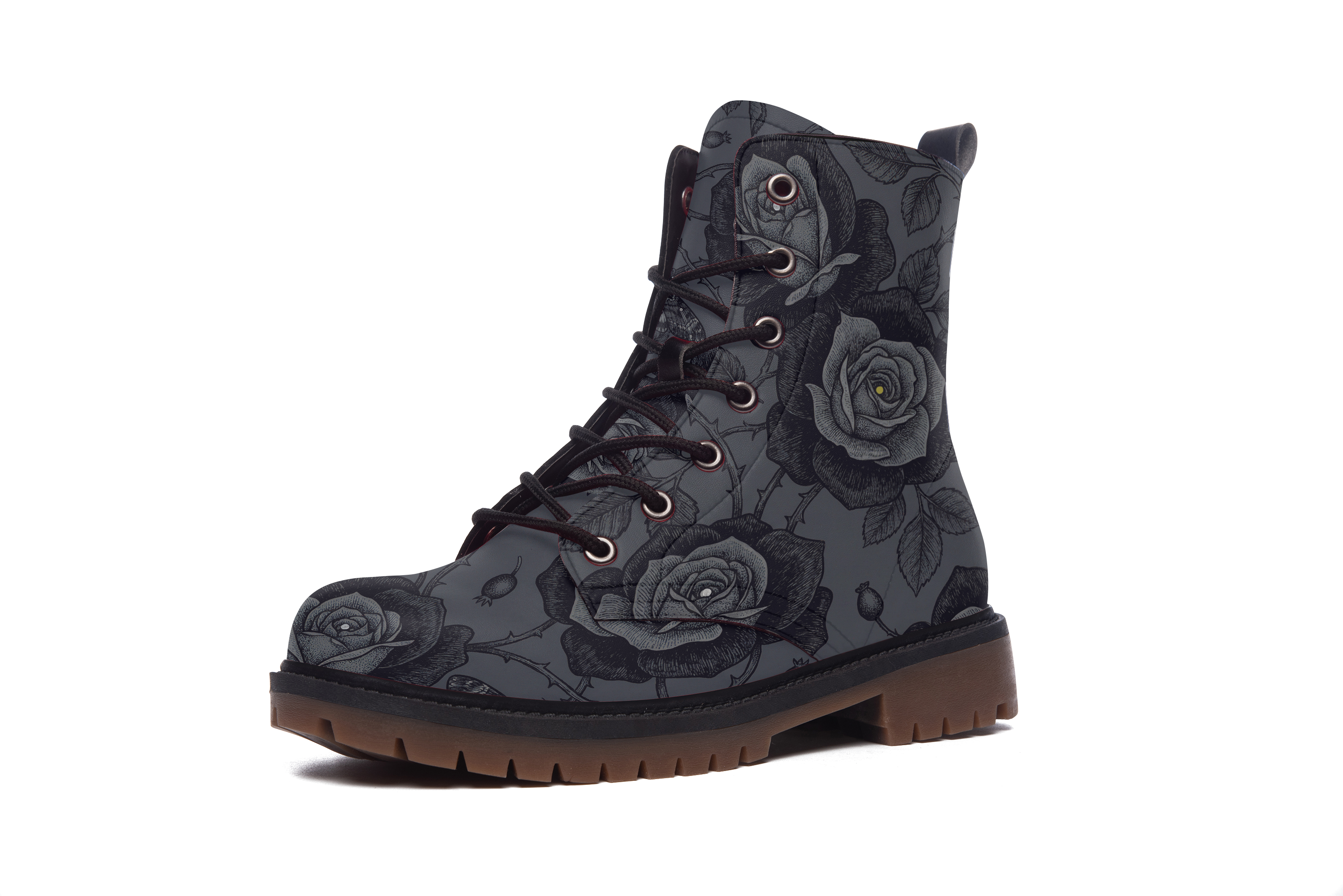 Acherontia Vegan Leather Boots - View 4