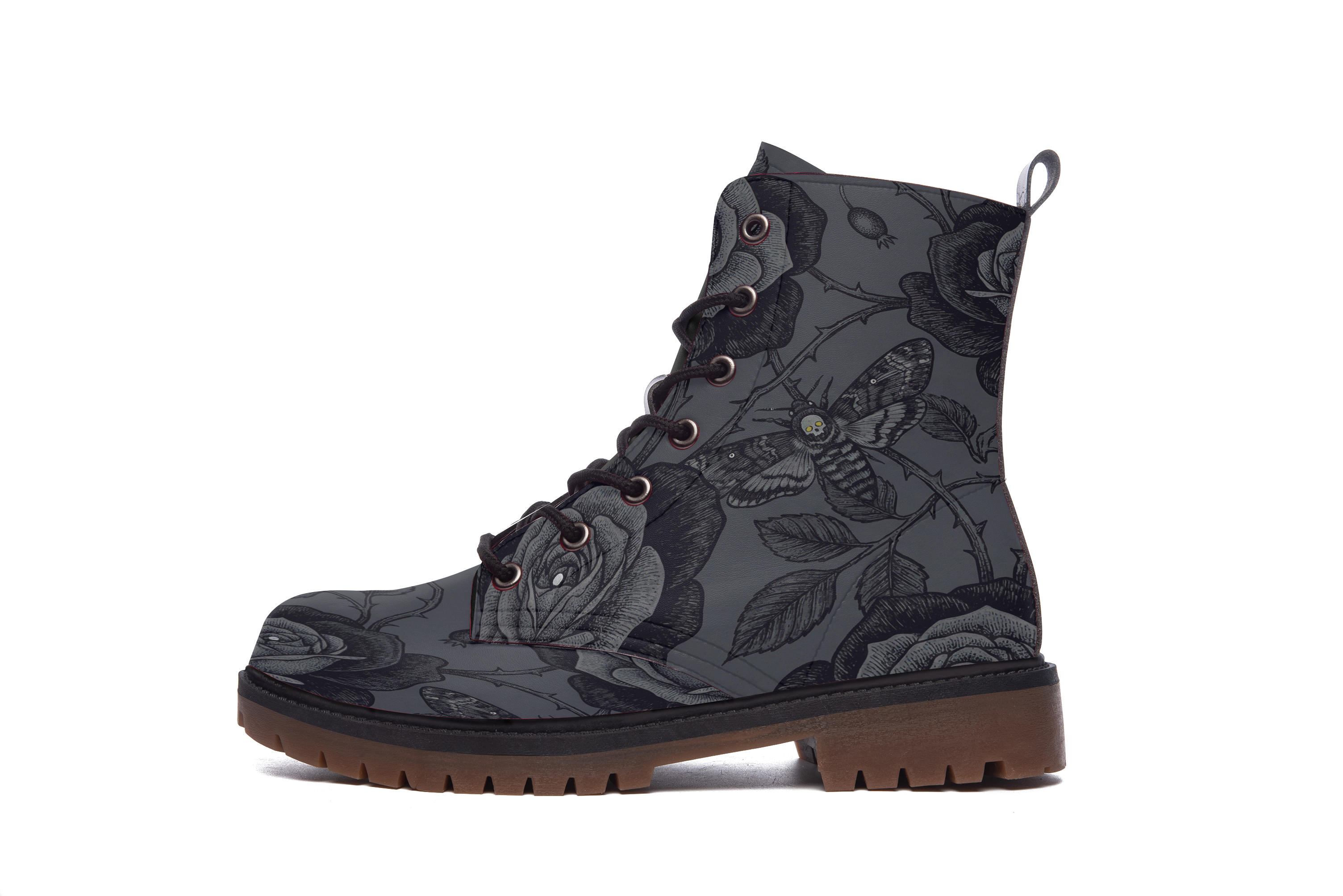 Acherontia Vegan Leather Boots - View 5