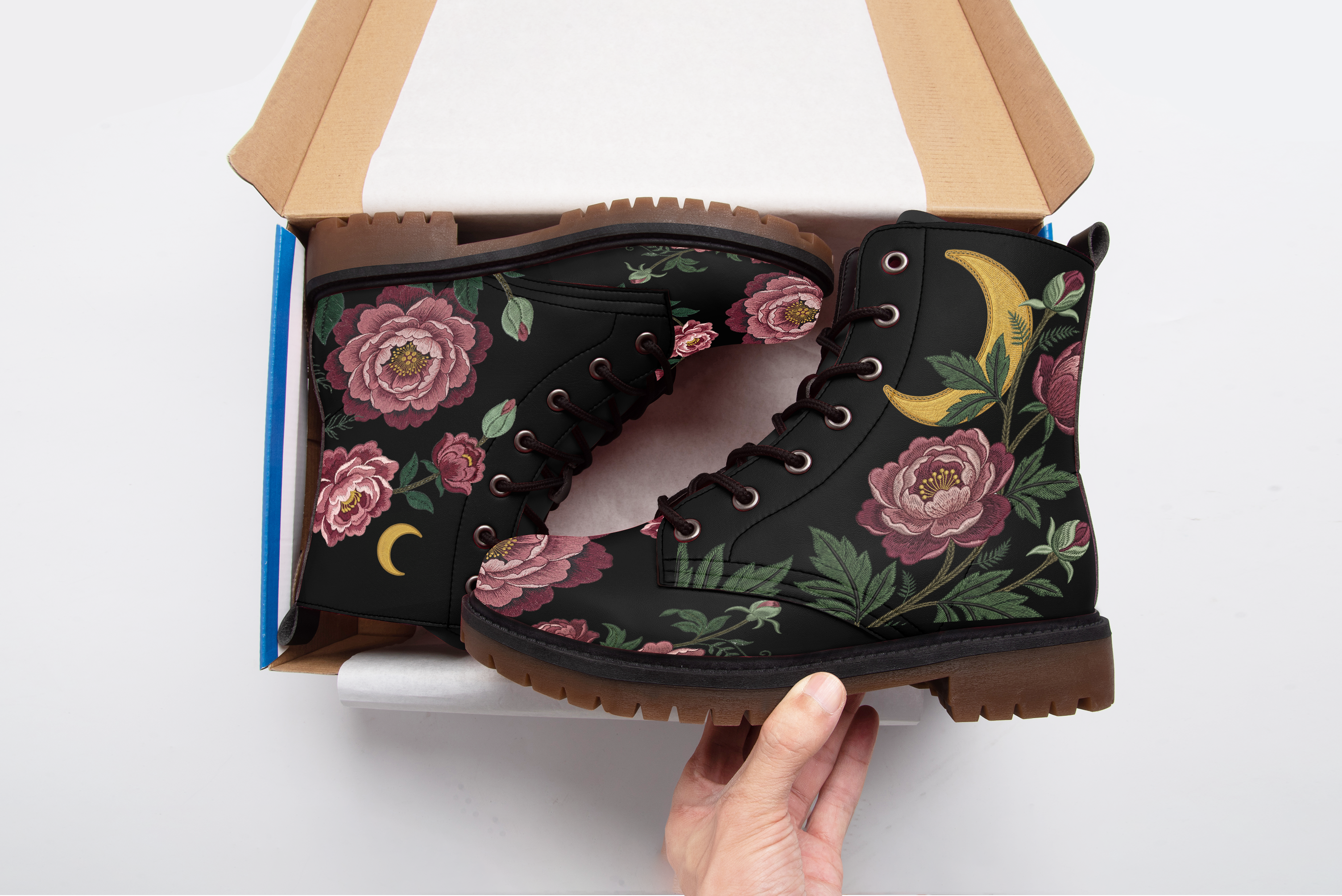 Paeonia Vegan Leather Boots - Image 6