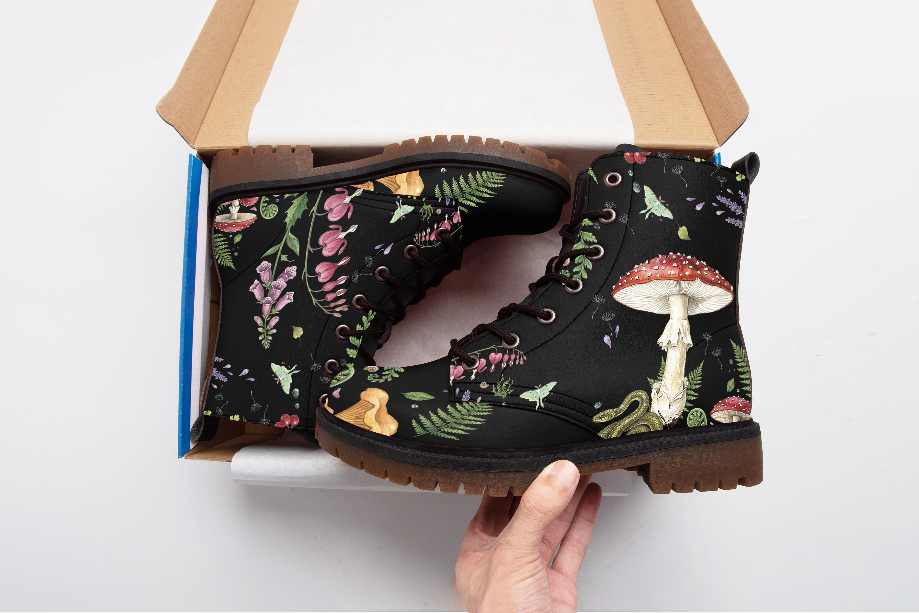 Digitalis Vegan Leather Boots - 6