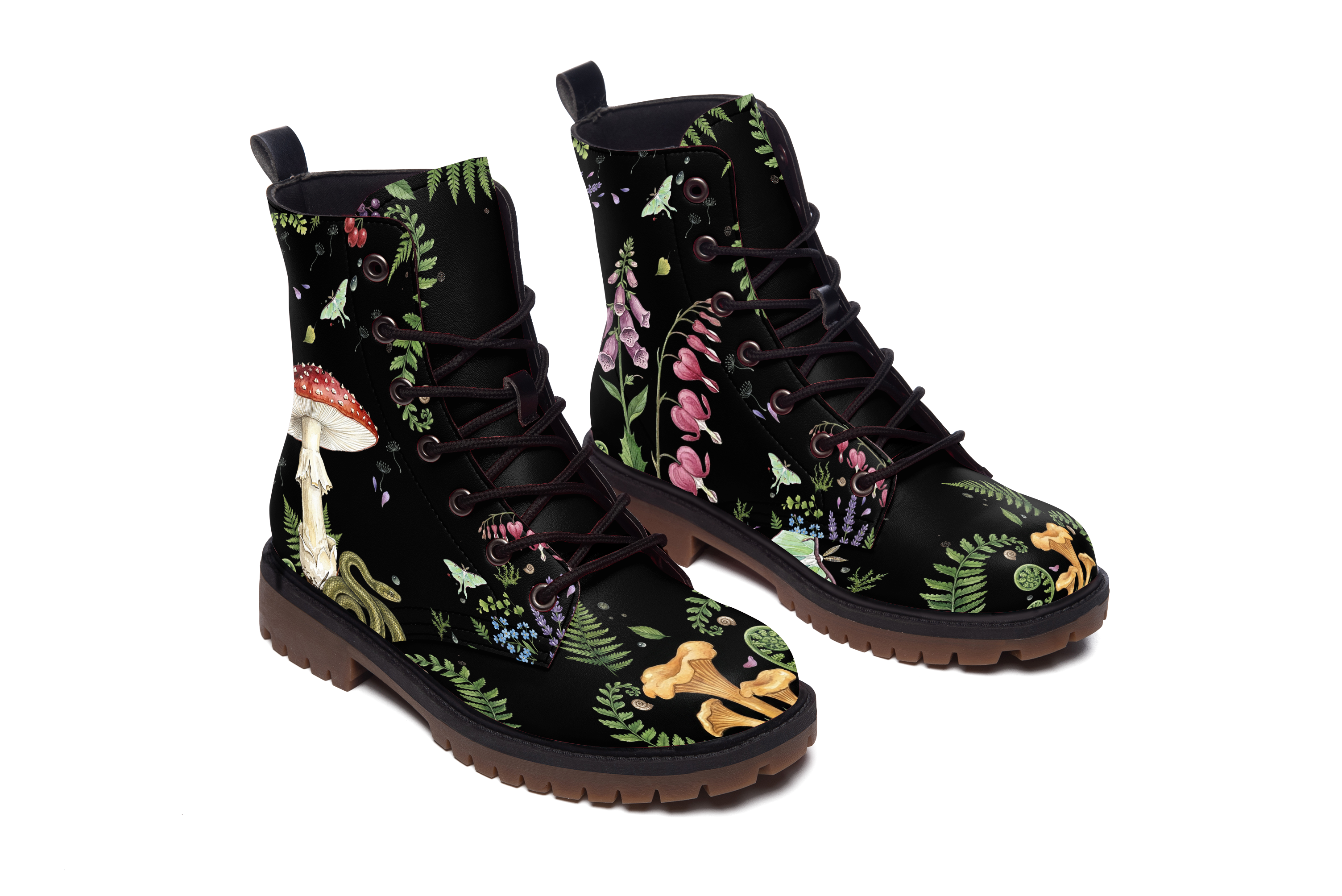 Digitalis Vegan Leather Boots - 7