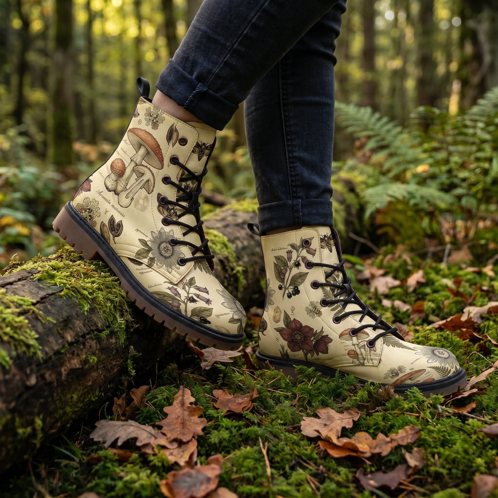 Materia Medica Vegan Leather Boots - Lifestyle 2