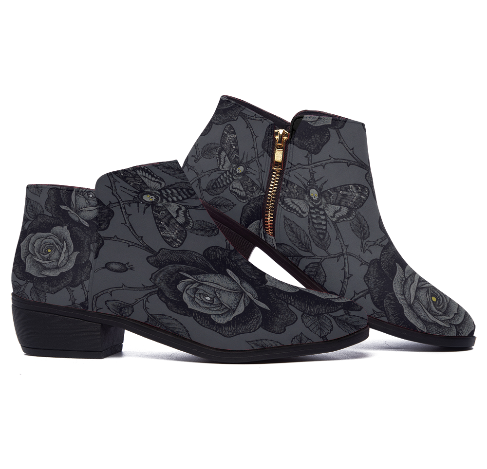 Acherontia Fashion Zip Boots