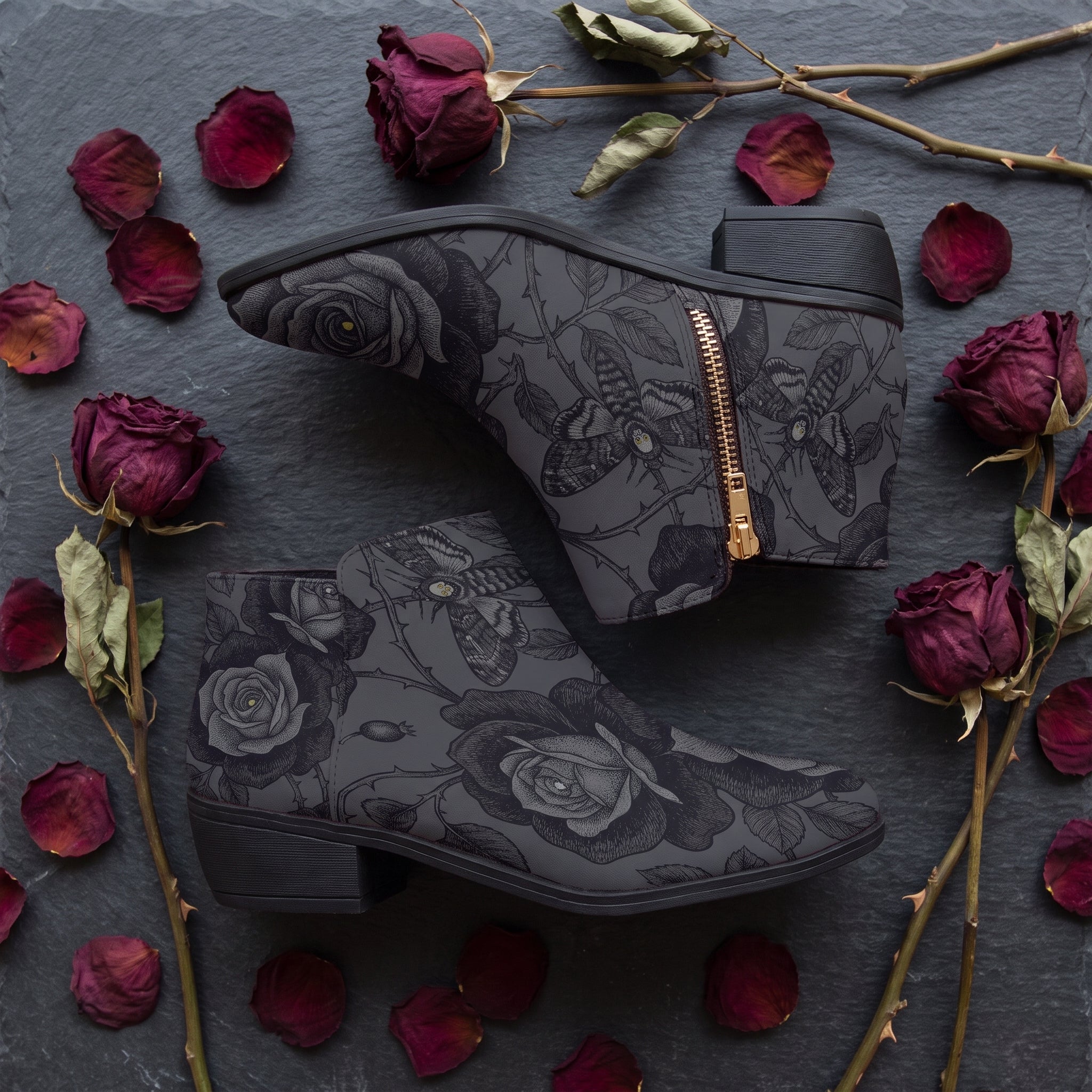 Acherontia Fashion Zip Boots