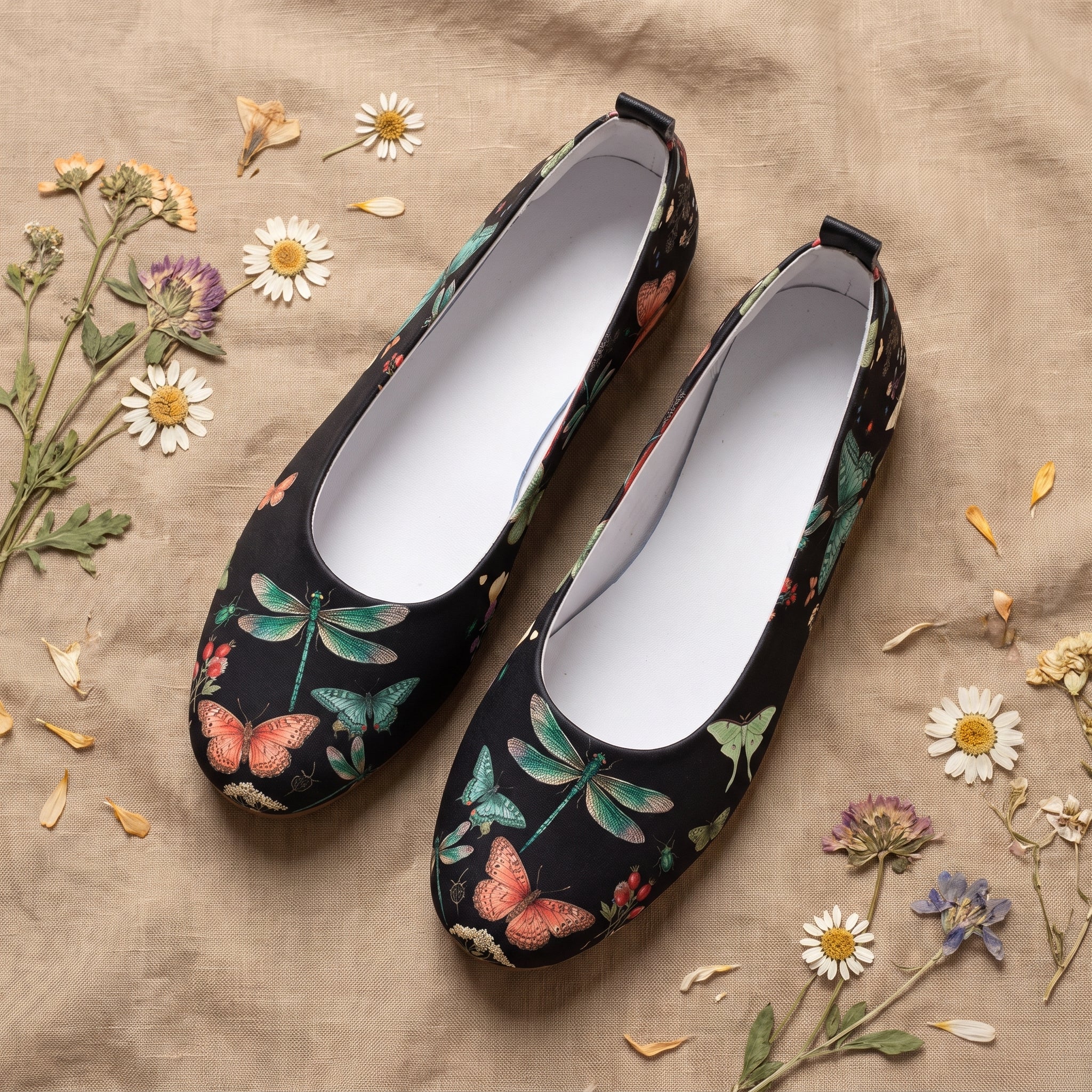 Aurelia Pump - flat lay on decor