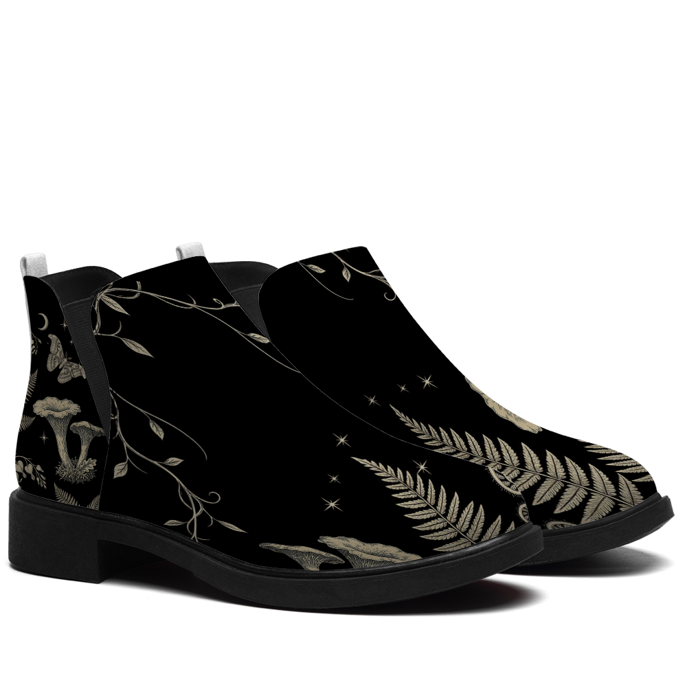 Mycelia Chelsea Boots - pair angle view on white background