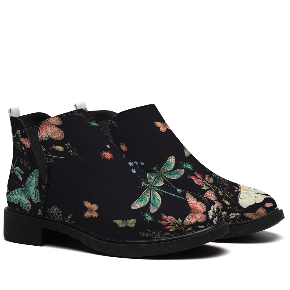 Aurelia Chelsea Boots - pair angle view on white background