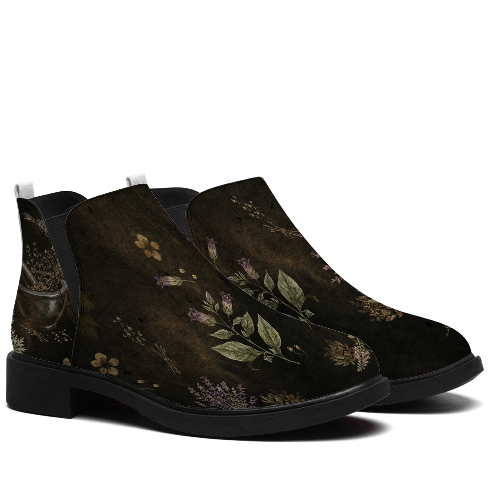 Belladonna Chelsea Boots - pair angle view on white background