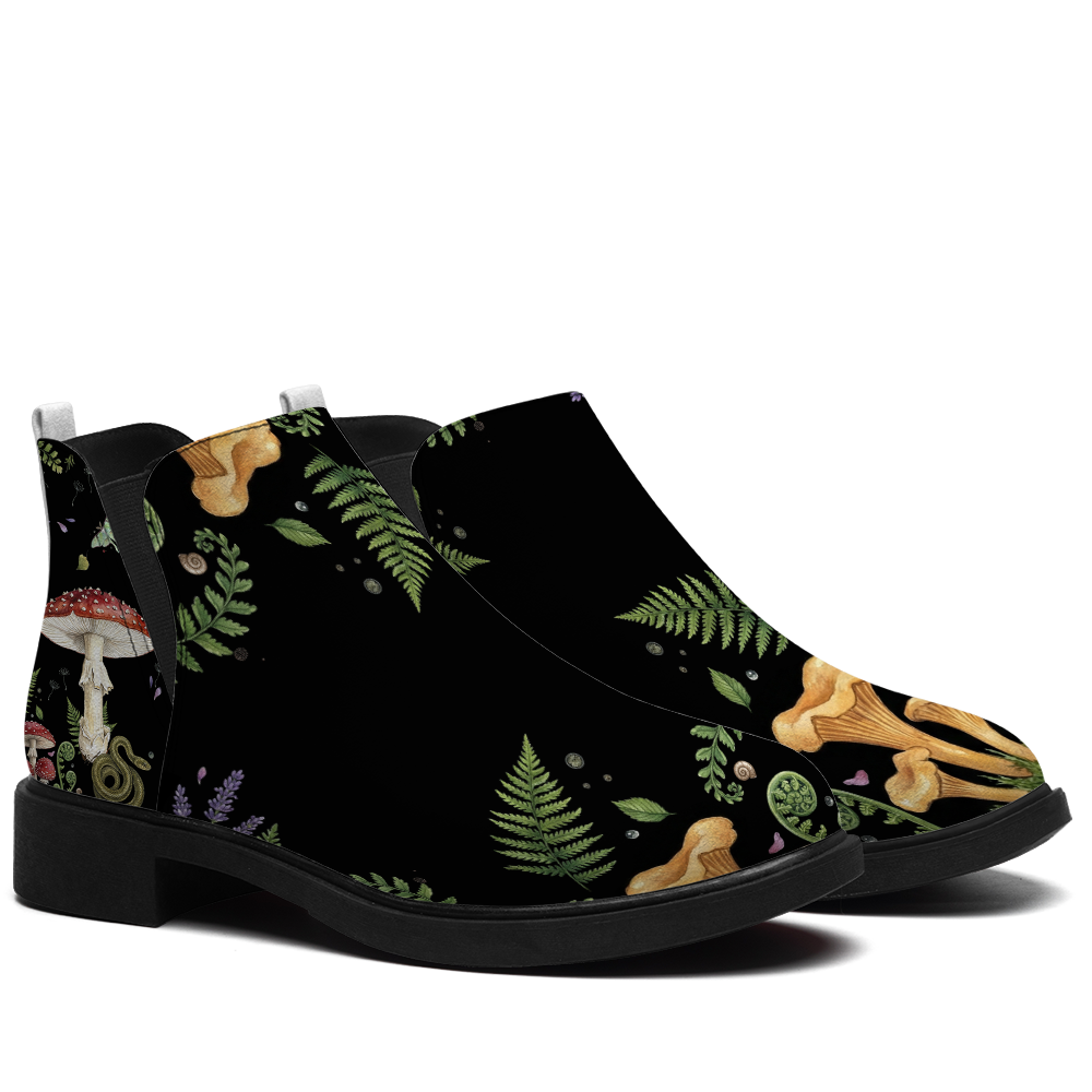 Digitalis Chelsea Boots - pair angle view on white background