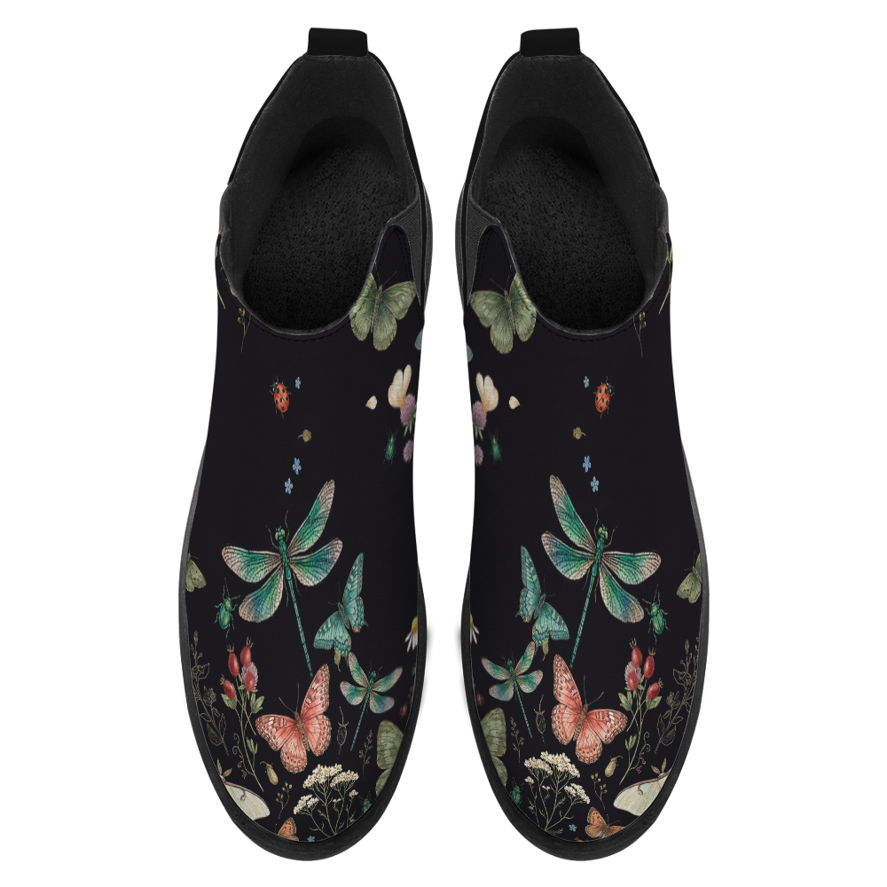 Aurelia Chelsea Boots - top view showing insole on white background