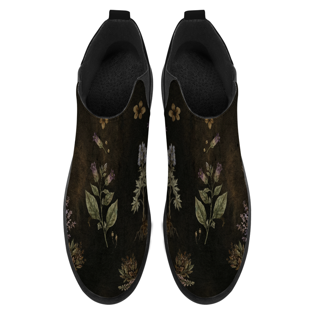 Belladonna Chelsea Boots - top view showing insole on white background