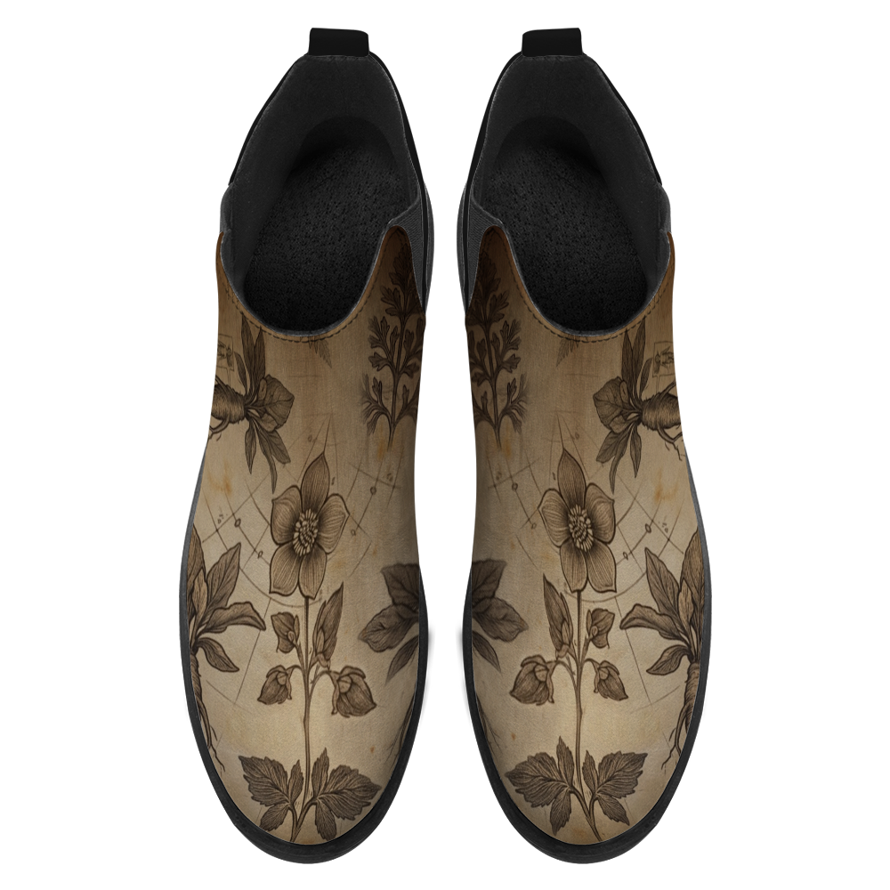 Corvus Chelsea Boots - top view showing insole on white background