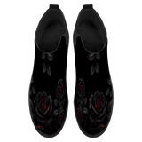 Thornveil Rose Chelsea Boots - top view showing insole on white background