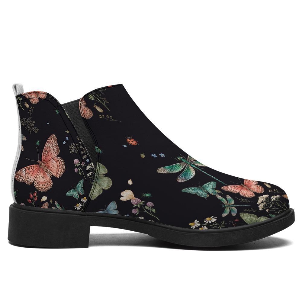 Aurelia Chelsea Boots - single side view on white background