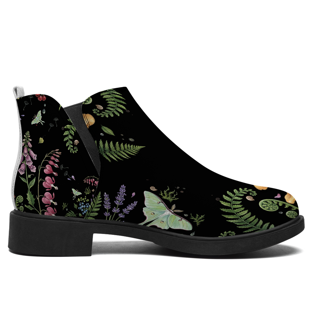 Digitalis Chelsea Boots - single side view on white background