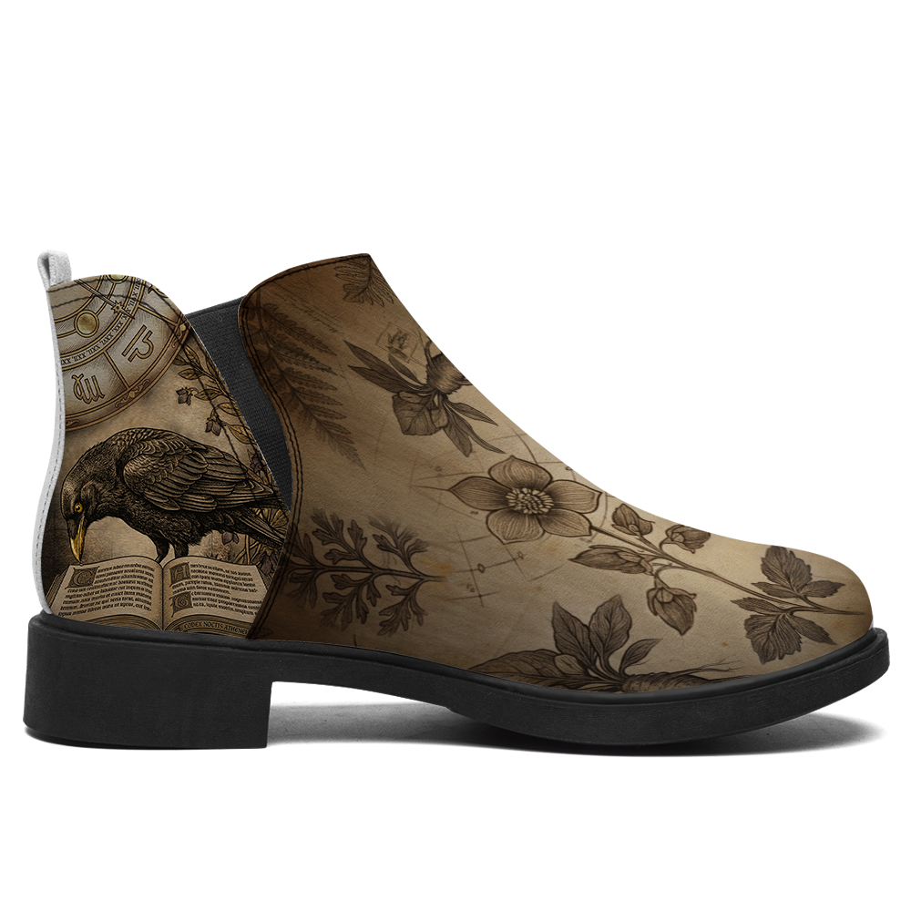 Corvus Chelsea Boots - single side view on white background