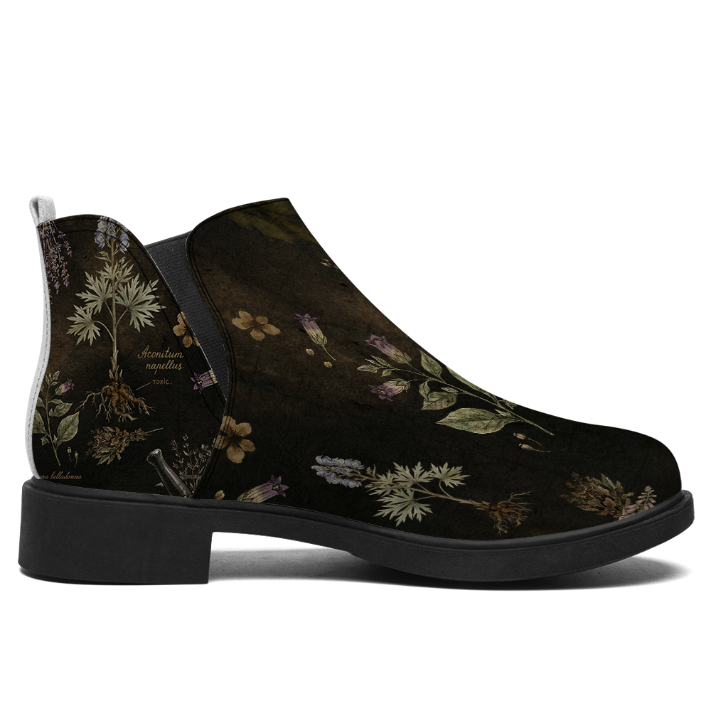 Belladonna Chelsea Boots - single side view on white background