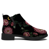 Paeonia Chelsea Boots - single side view on white background