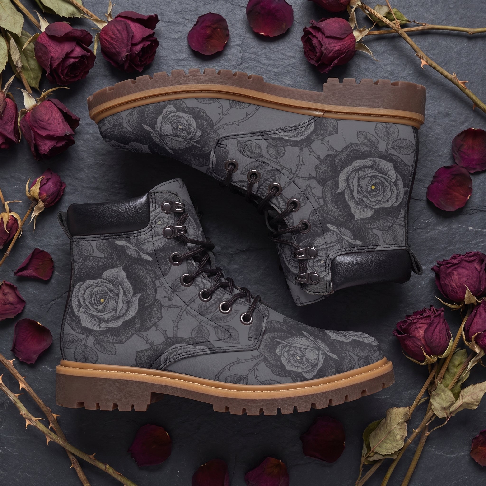 Acherontia Classic Boots - flat decor