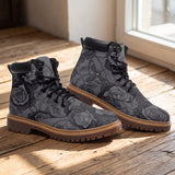 Acherontia Classic Boots - wood floor