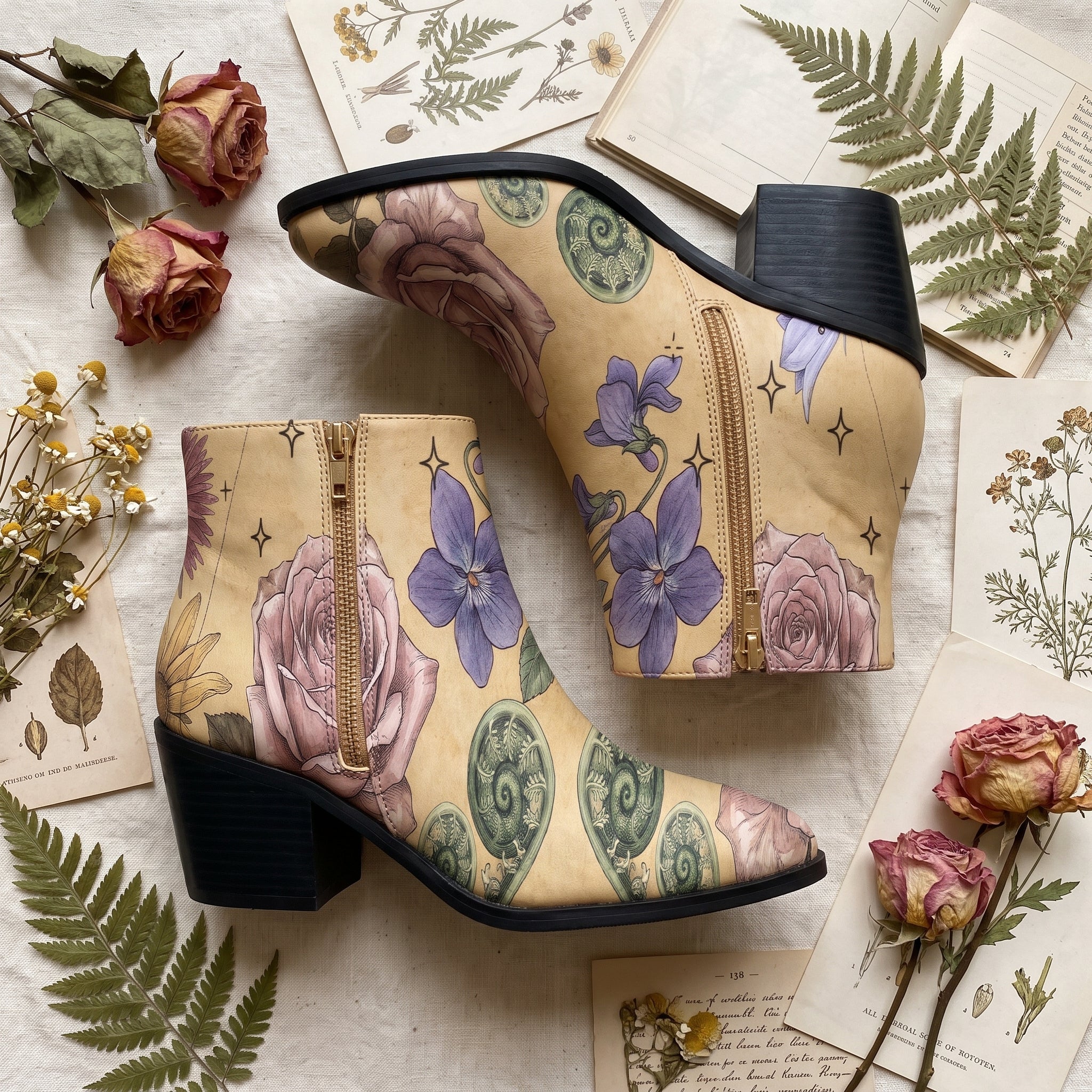 Herbarium Fashion Zip Boots