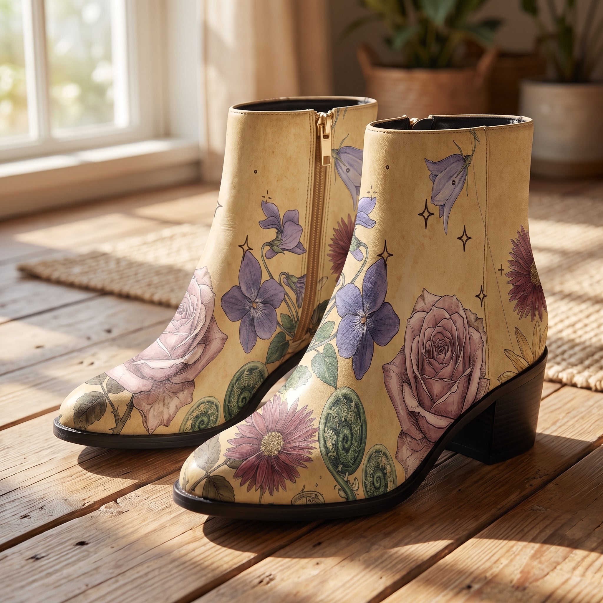 Herbarium Fashion Zip Boots