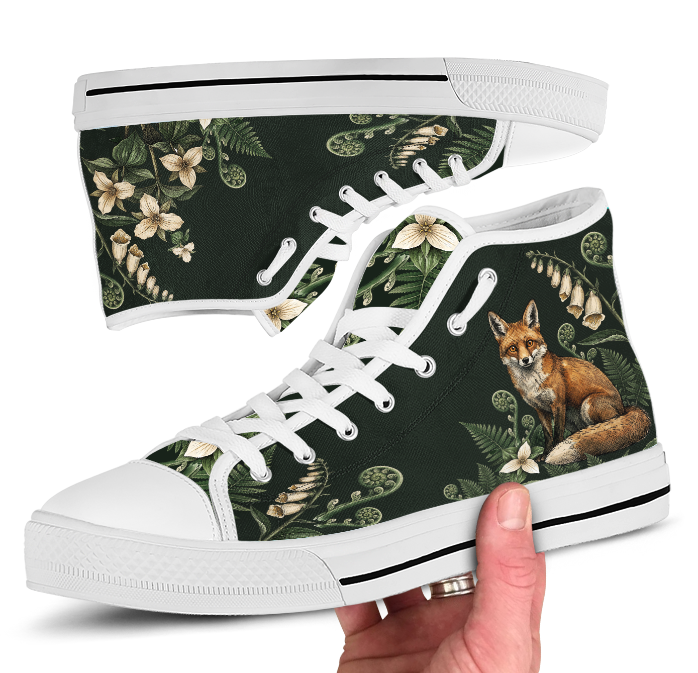 Vulpina High Tops - White Sole pair