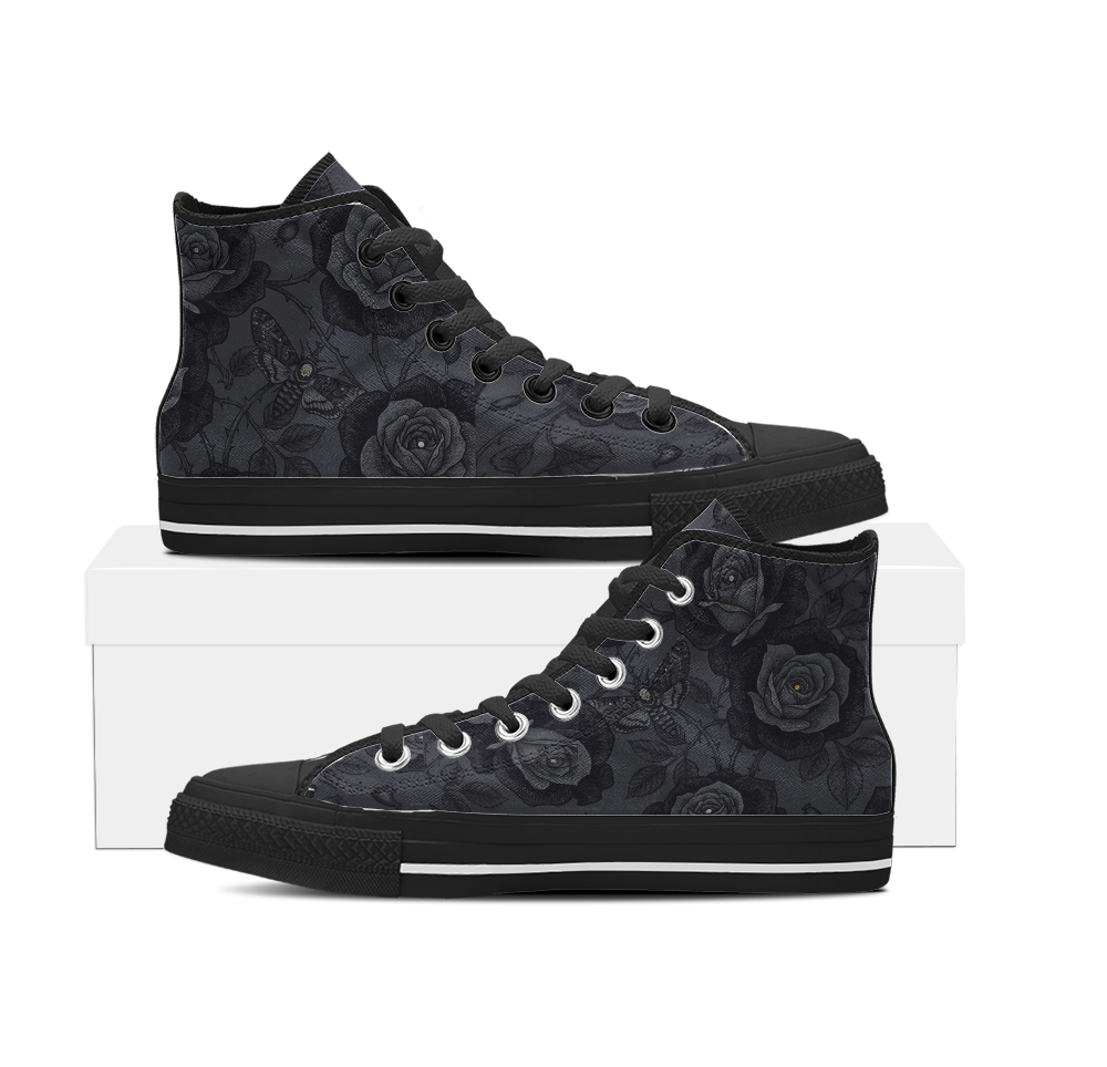 Acherontia High Tops black sole pair