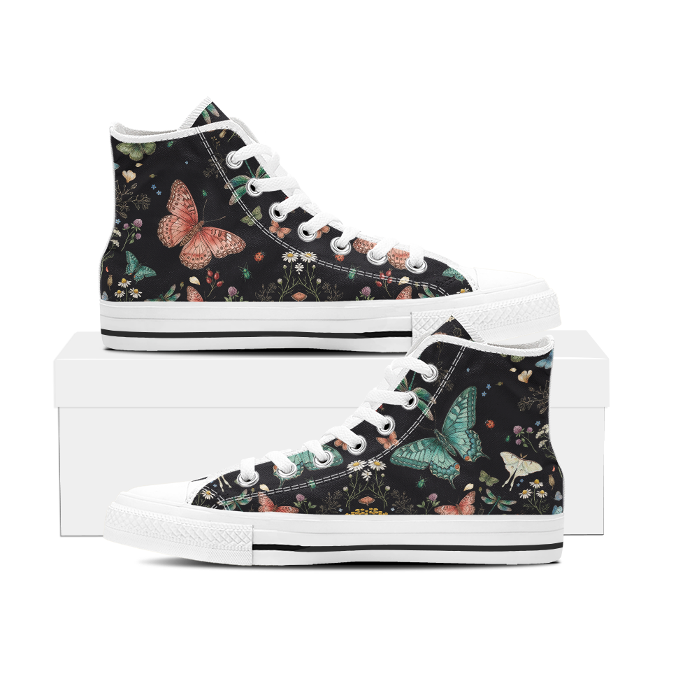Aurelia High Tops white sole pair