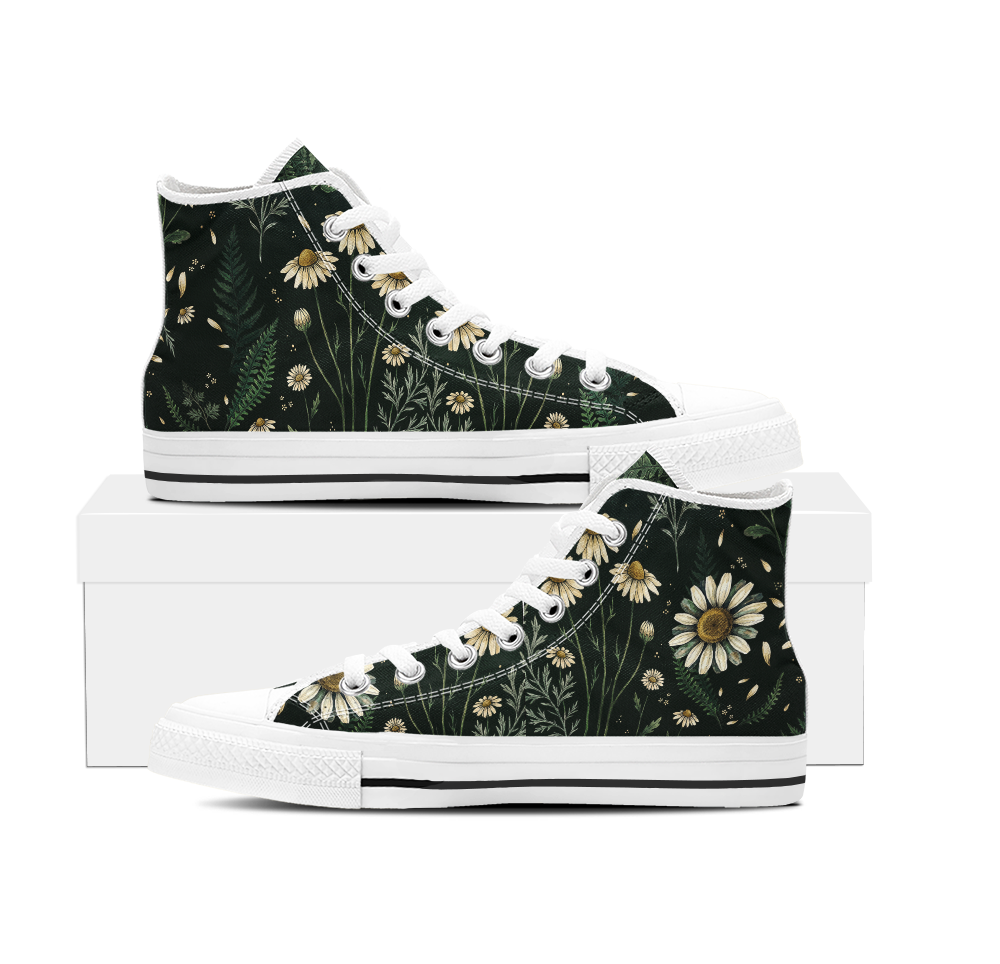 Matricaria High Tops white sole pair