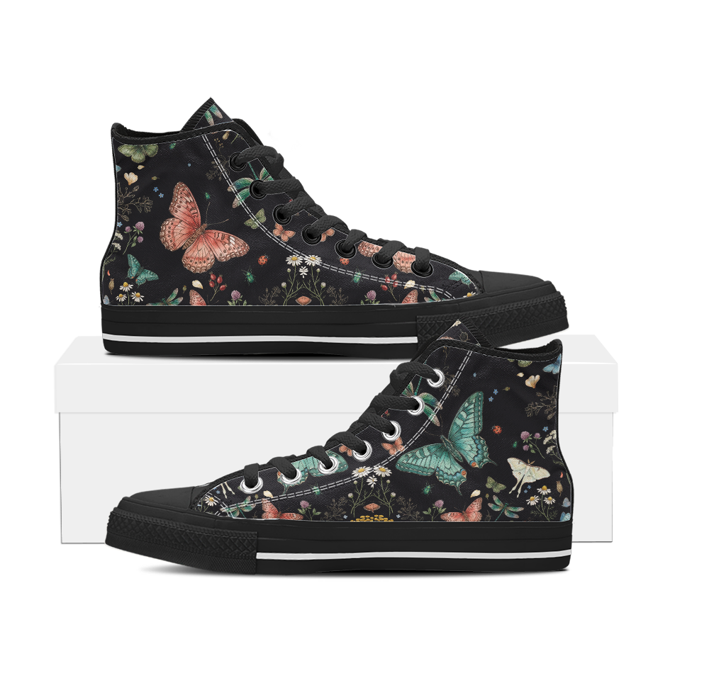 Aurelia High Tops black sole pair