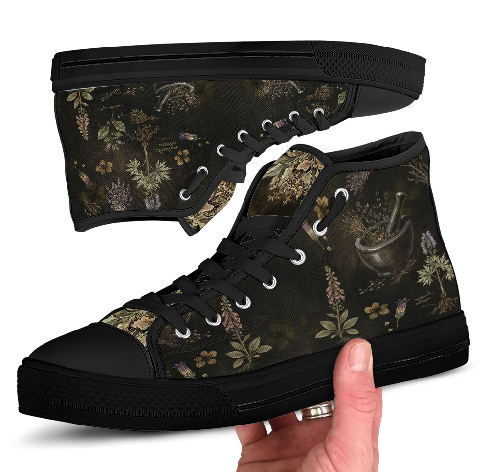 Belladonna High Tops on box