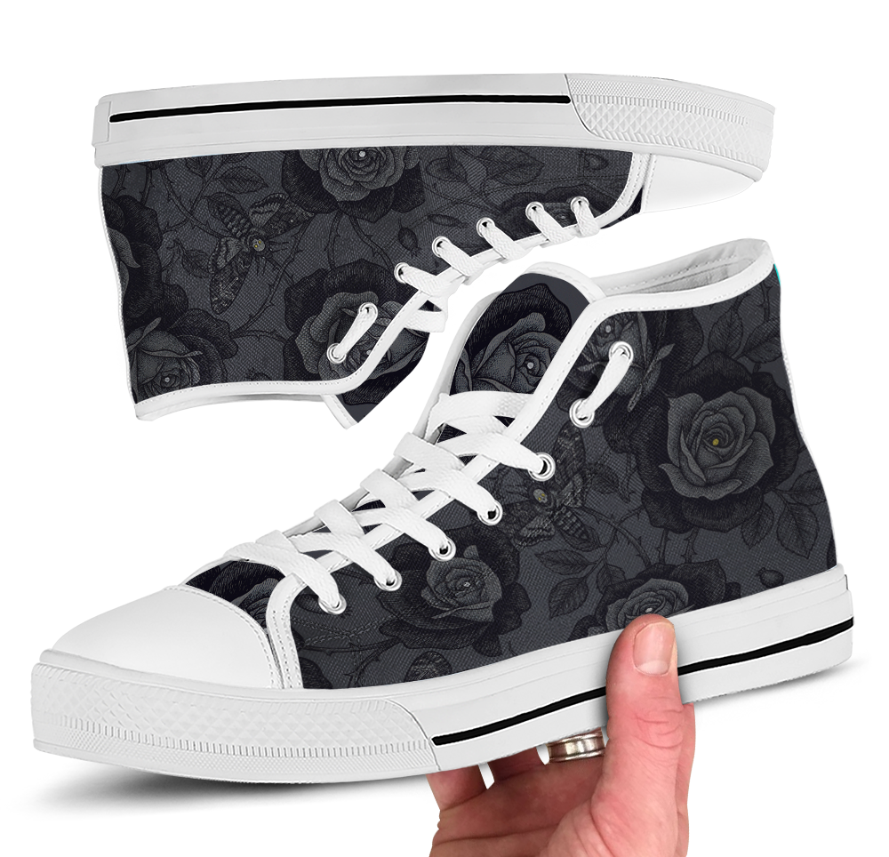 Acherontia High Tops white sole in hand