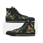 Vulpina High Tops - Black Sole on box