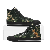 Vulpina High Tops - Black Sole on box