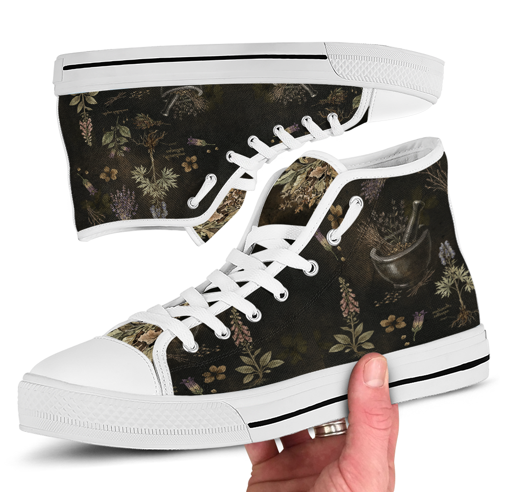 Belladonna High Tops on box angle 2