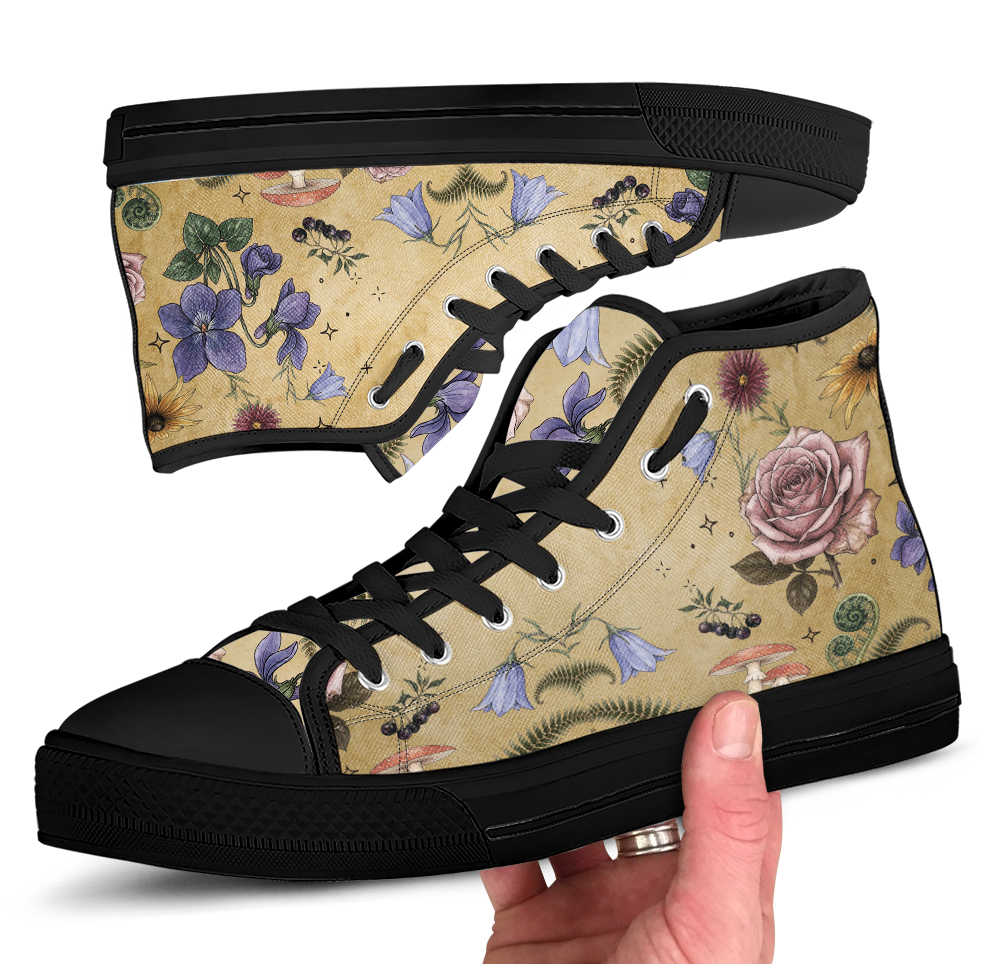 Herbarium High Tops on box angle 2
