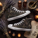 Belladonna High Tops flat lay
