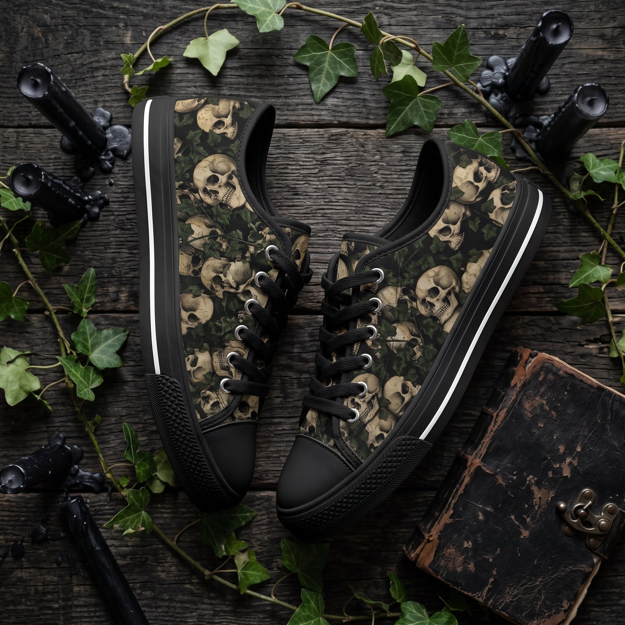 Ossuary Low Tops - Flat Decor