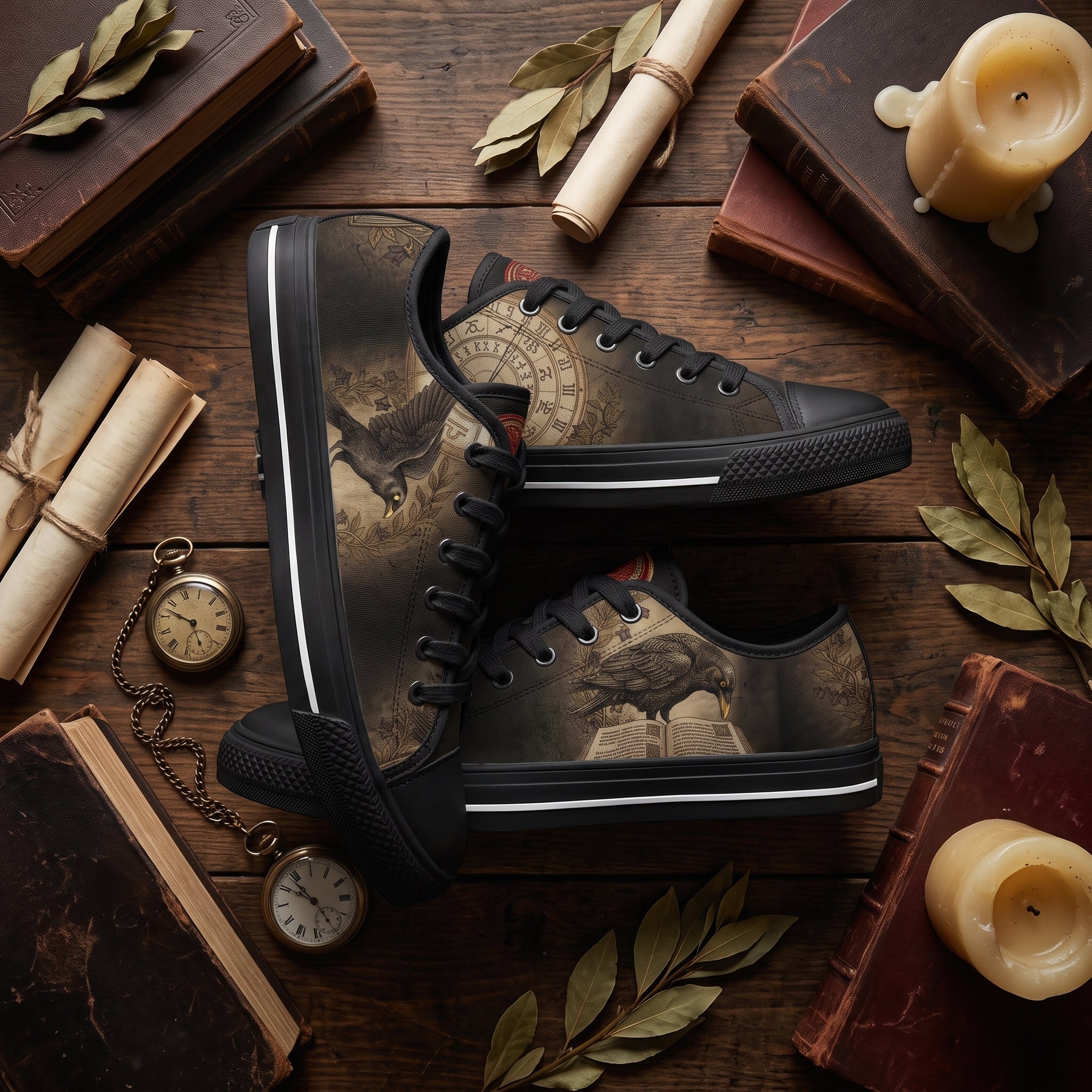 Corvus Low Tops - Flat Decor