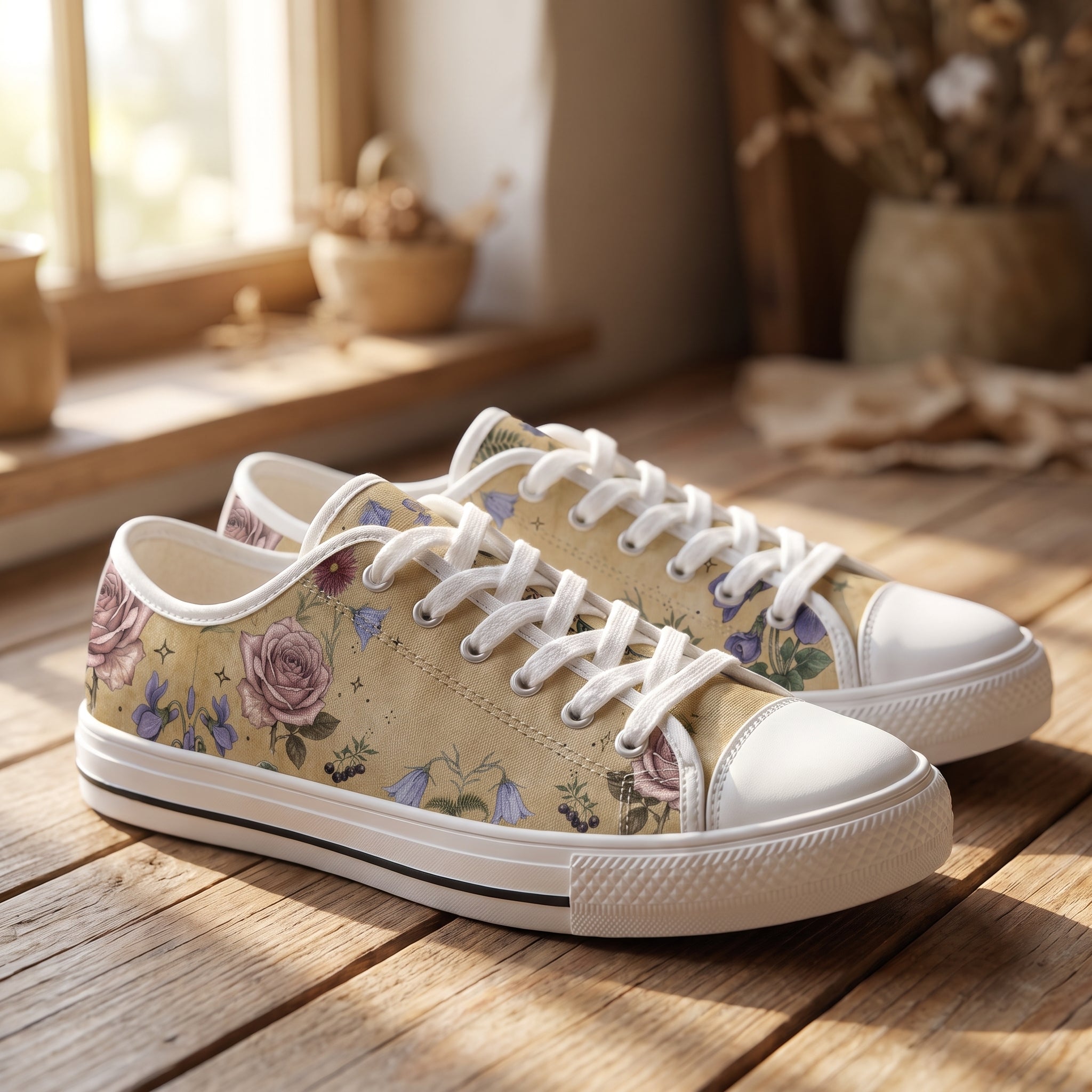 Herbarium Low Tops - Wood Floor