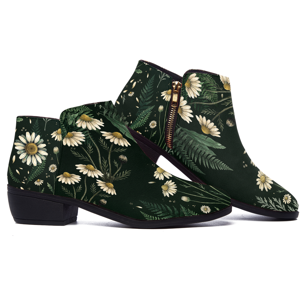 Matricaria Fashion Zip Boots