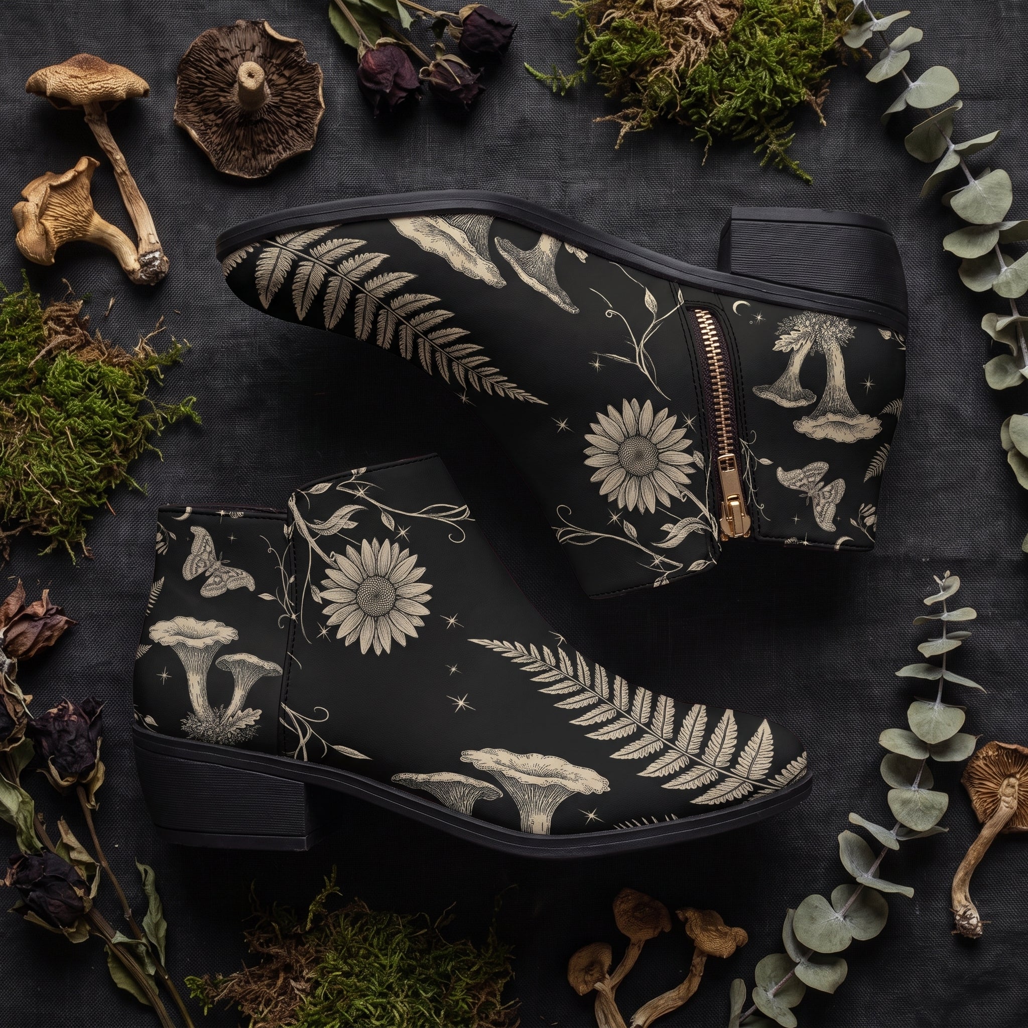 Mycelia Fashion Zip Boots