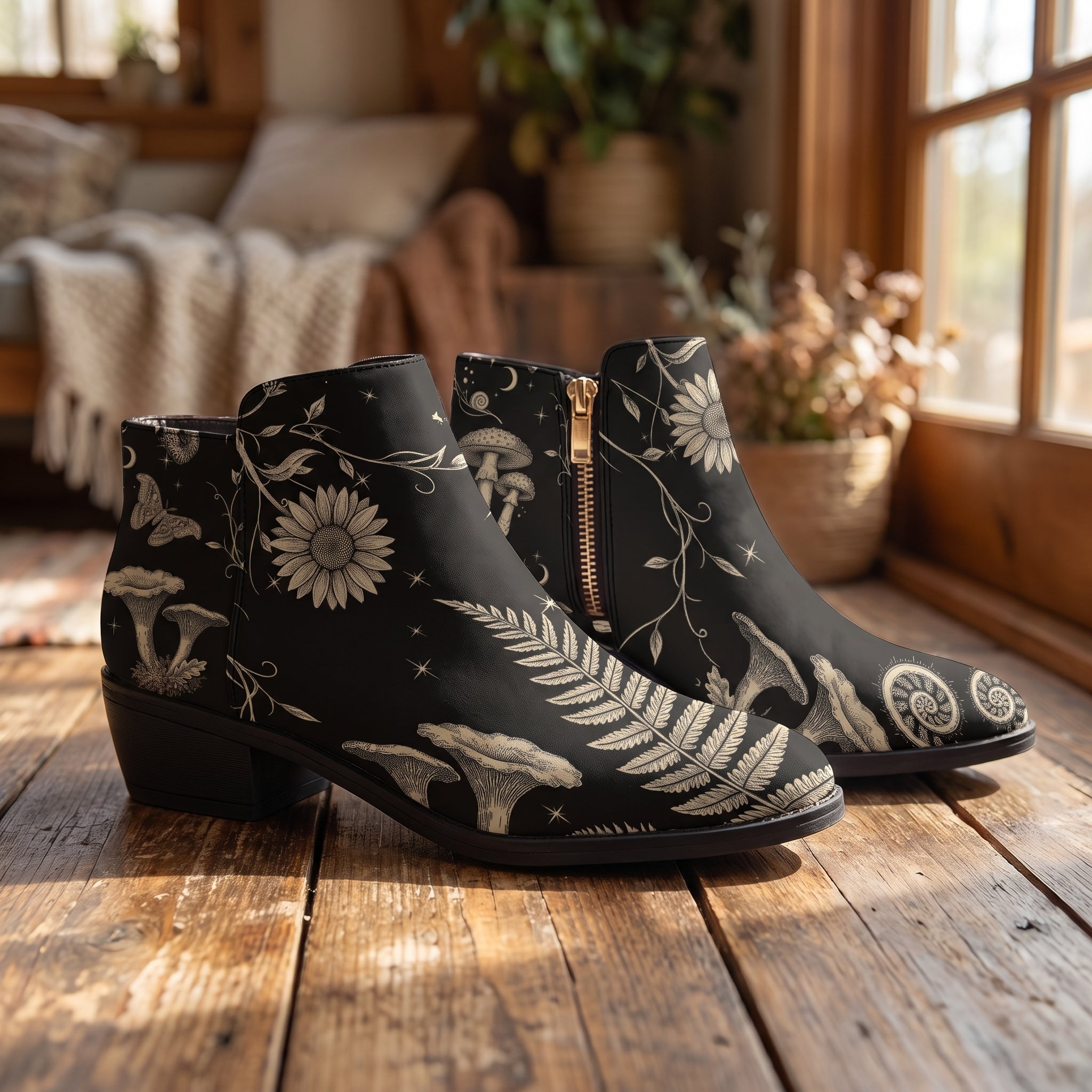 Mycelia Fashion Zip Boots