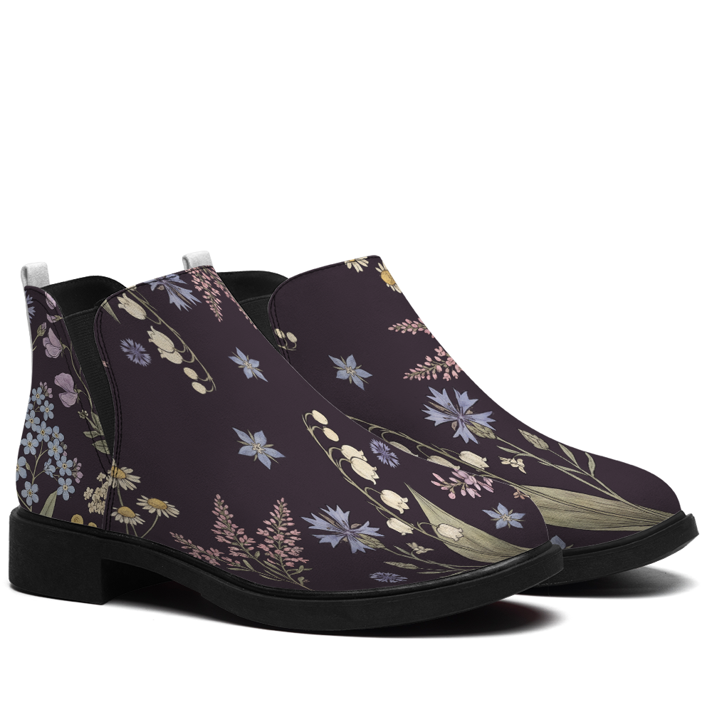 Achillea Chelsea Boots - pair angle view on white background