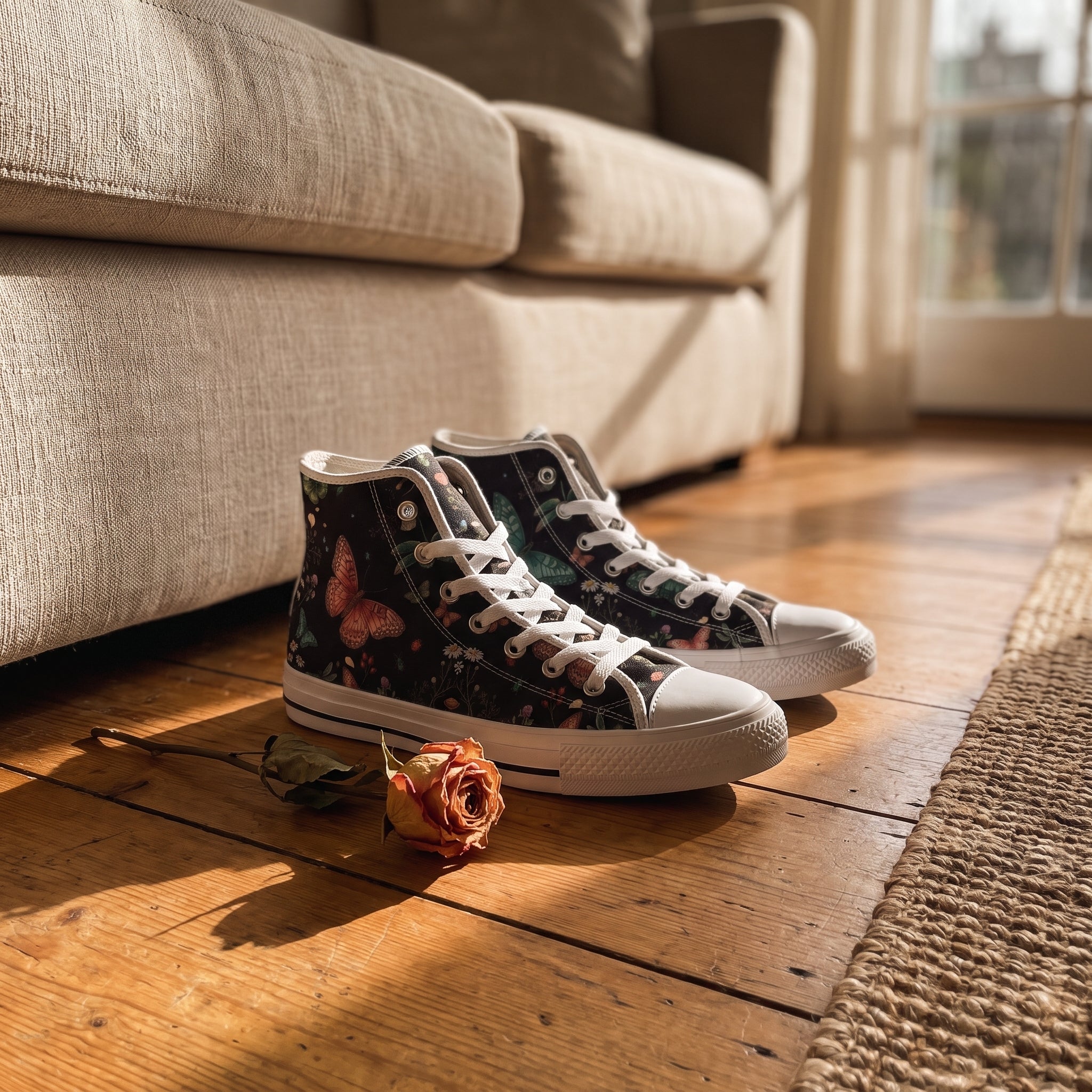 Aurelia High Tops white sole lifestyle